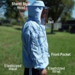 Bee Jacket Pullover Blue A1202n001 1