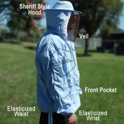 Bee Jacket Pullover Blue A1202n001 1